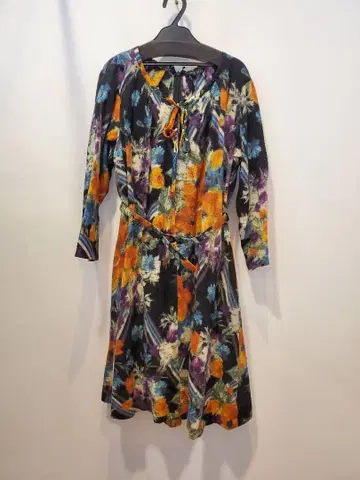 INTERLINEAIR 꽃무늬 긴팔 원피스 새상품급