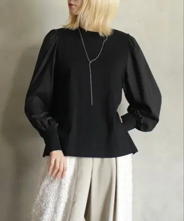 kese-moi 소매 퍼프 티셔츠