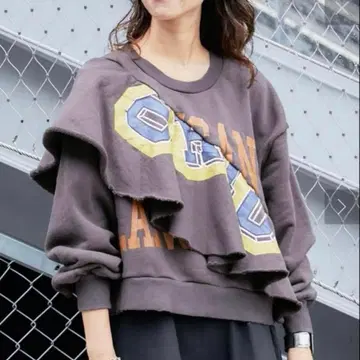 차오패닉 티피 etsinta/에신타 리메이크 프릴 맨투맨