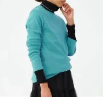 IENA 이에나 파인 게이지 풀 니들 크루넥 풀오버 코튼