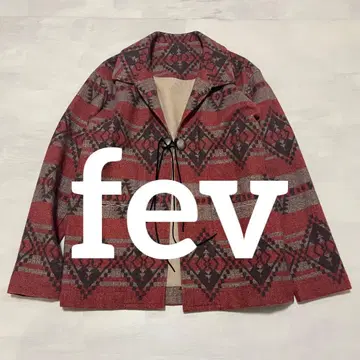 새상품급 완판템 fev 네이티브 무늬 하프 달러 컨초 버튼 자켓