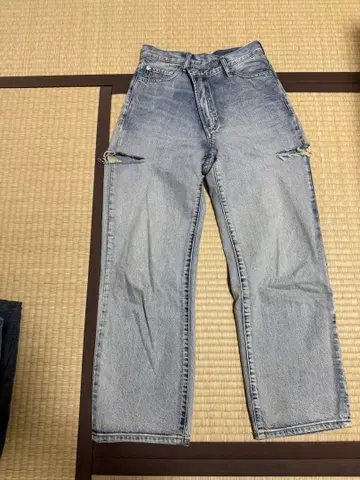 LOWRYS FARM 스트레이트 데님 팬츠