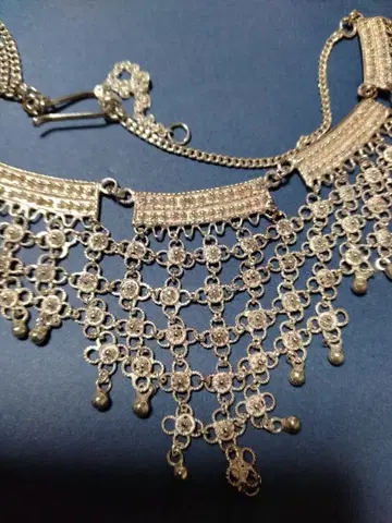 발리 실버 목걸이