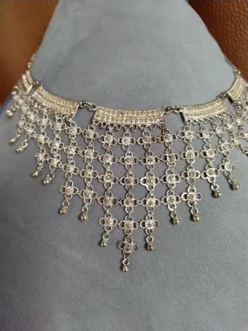 발리 실버 목걸이