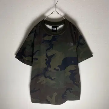 THE NORTH FACE 카모플라쥬 카모플라주 T셔츠 M