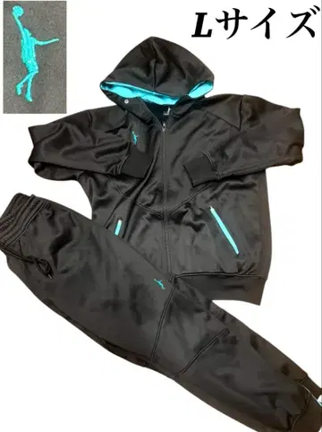 새상품급 L 사이즈 인더페인트 셋업 블랙 저지