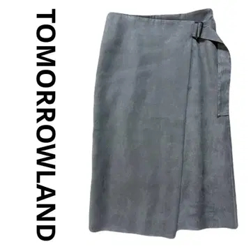 새상품급 TOMORROWLAND 투모로우랜드 에코 가죽 스커트 XS
