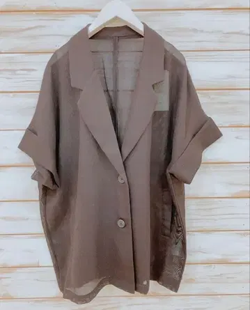 hunch 메쉬 반팔 테일러드 자켓