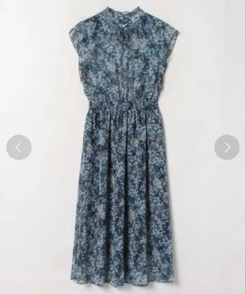 LOULOU WILLOUGHBY 랜덤 플라워 원피스 블루 계열 M 중고