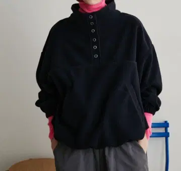 Auntie Rosa Holiday 플리스 스탠드 풀오버