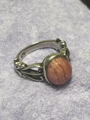 실버 925 잉카 로즈 반지