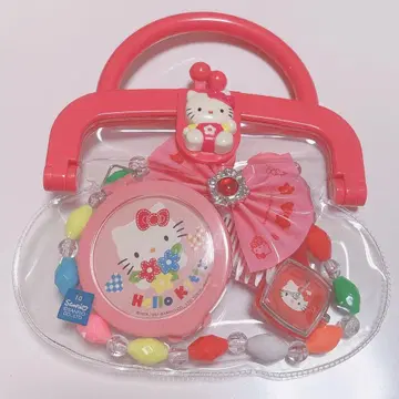 쇼와 레트로 헬로키티 지갑 오샤레 세트 키티