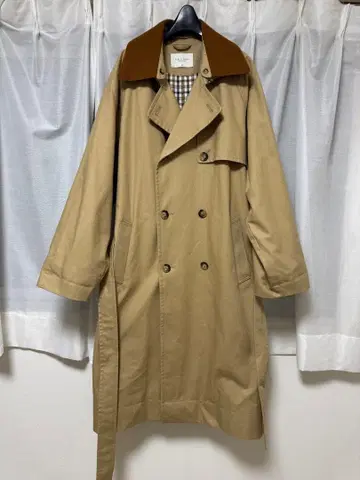 미사용품 PUBLIC TOKYO 트렌치코트 오버 사이즈 베이지