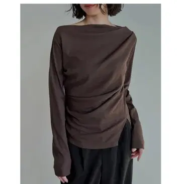 리디 리브 티셔츠 드레이프 상의