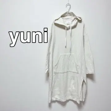 yuni 유니 사이드 슬릿 후드티 원피스 캐주얼 원피스