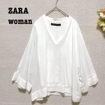 s.411 [ 자라 우먼 ] 오프숄더 상의 V넥 돌먼 슬리브 XS