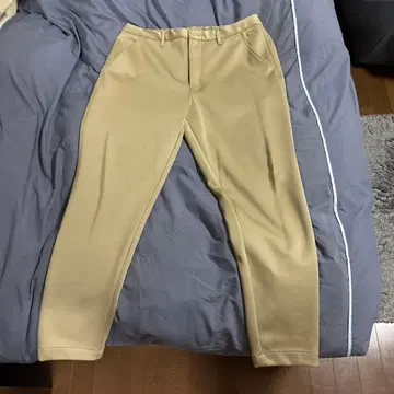 Lacoste 베이지 팬츠 허리밴딩