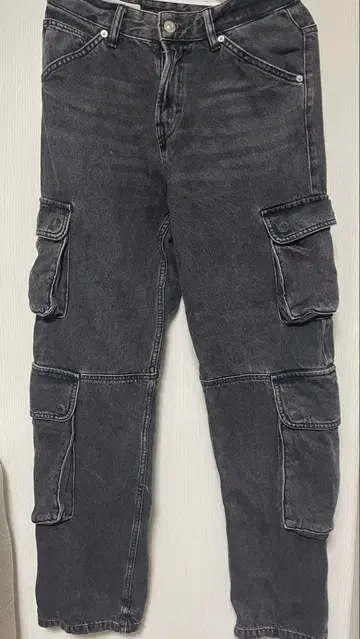 ZARA 카고 팬츠 다크 그레이