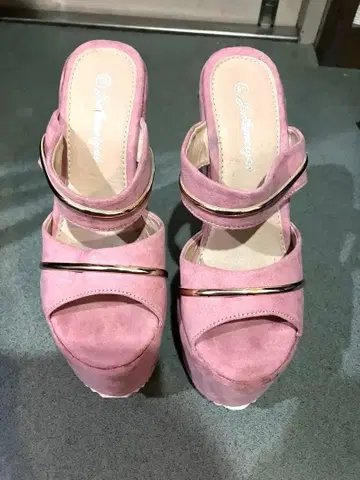 한국 통굽 힐 한정품