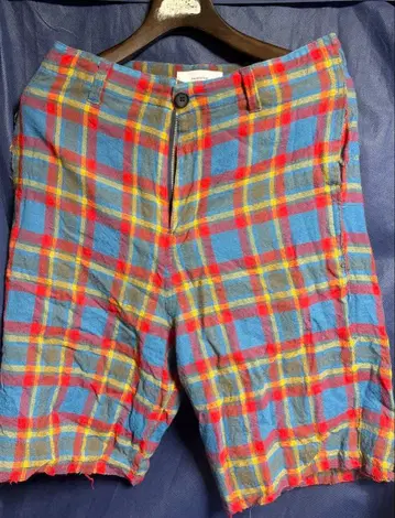 FACETASM 체크 무늬 숏팬츠