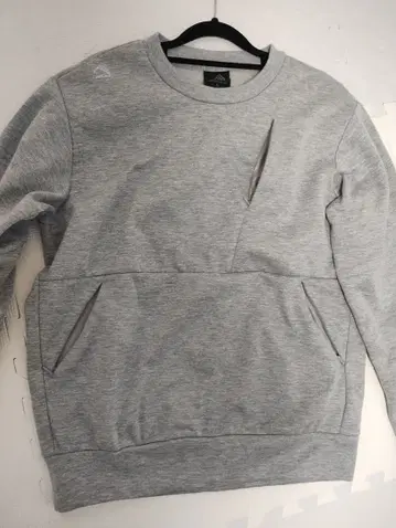 그레이 남성용 M 사이즈 맨투맨 트레이닝복