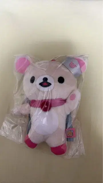 코리락쿠마 봉제 인형 딸기 용사