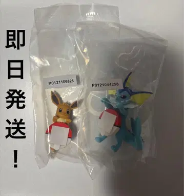 포켓몬 제일복권 F상 길거리 산책 챠라링 프렌즈 이브이 & 샤미드 세트