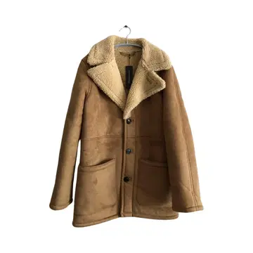 BANANA REPUBLIC 베이지 무스탕 코트 S