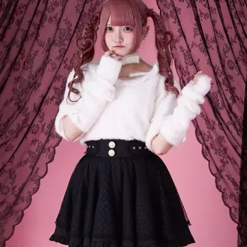 암워머 초커 니트