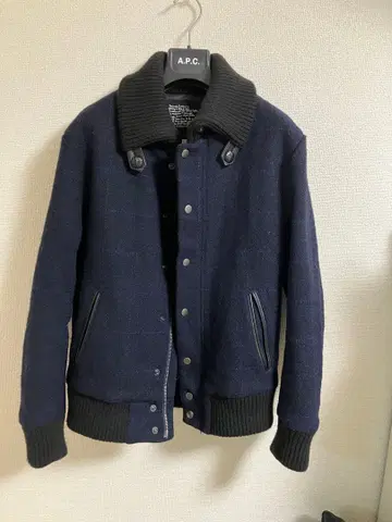 해리스 트위드 네이비 캐주얼 자켓