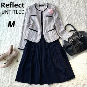 reflect UNTITLED 세레모니 수트 트위드 자켓 플리츠