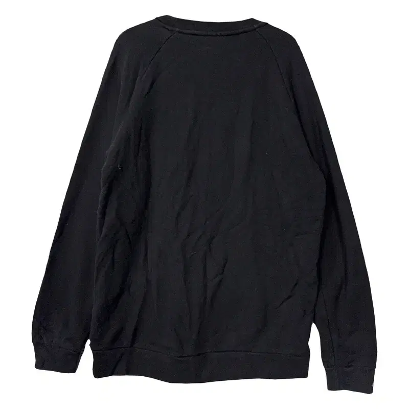 아디다스 빅로고 프린팅 블랙 맨투맨 XL