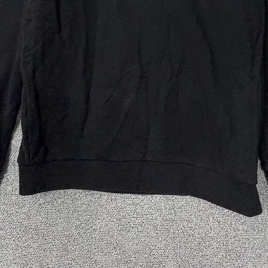 아디다스 빅로고 프린팅 블랙 맨투맨 XL