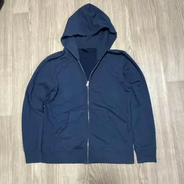 EDWIN 풀 집업 후드티 네이비