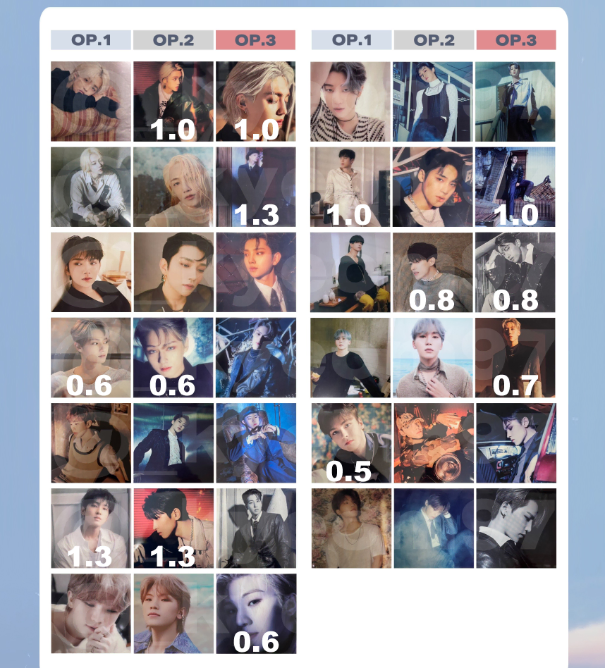 Seventeen layered transparent film Attacca album inclusions wts Jeonghan Wonwoo Mingyu DK