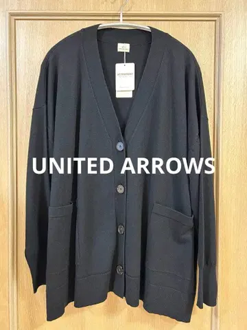 미사용 새상품 UNITED ARROWS 가디건 블랙