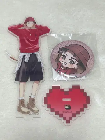 니트부 DMM 스크래치 아크릴 스탠드 캔뱃지 DD