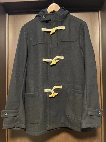 빔즈 하트 블랙 더플 코트 M