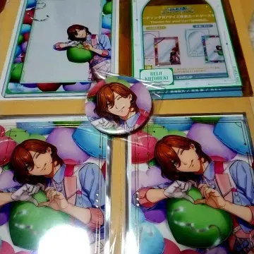 우타프리 미네지 스에토시 미네지 AGF 캔뱃지 클리어 카드 카드 케이스