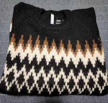 THIBAULT VAN DER STRAETE 페어아일 패턴 니트 B