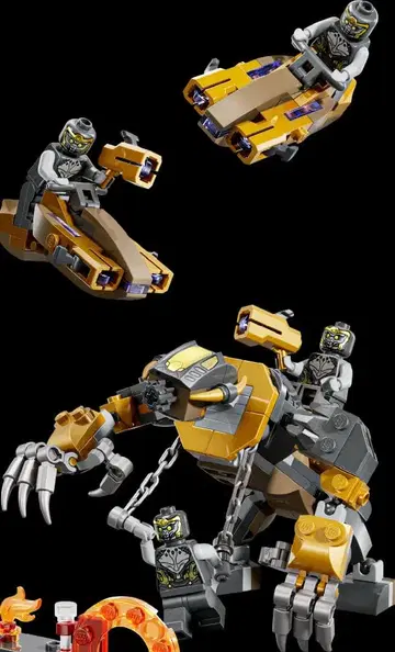 레고 마블 엔드 게임 치타우리 4체 + 치타우리 고릴라 + 스피더