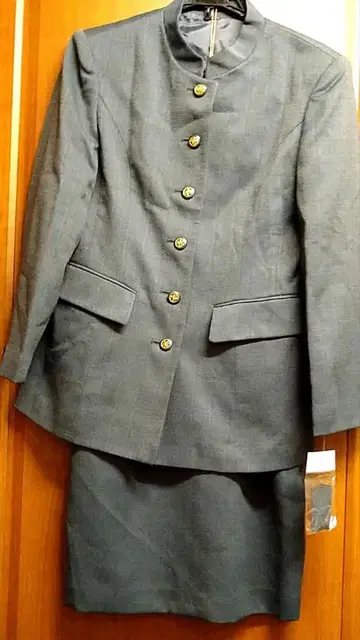 그레이 자켓 스커트 세트