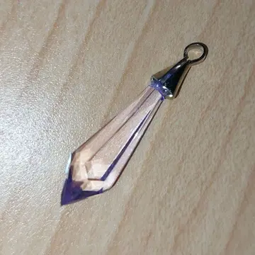 별의 눈동자 실루엣 별 조각 목걸이 펜던트