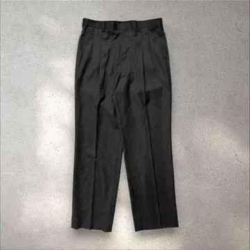 vintage 트라우저 팬츠 슬랙스 그레이 투 턱 트레디셔널 구제 의류