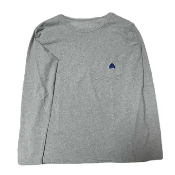 THE NORTH FACE 롱 슬리브 스티치 마크 긴팔 트레이닝복 그레이