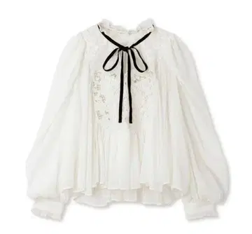 SNIDEL 스나이델 자수 양류 블라우스