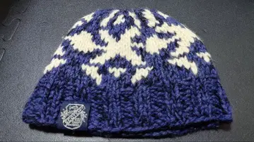 SCOTCH 니트 모자 핸드 니트 결정 무늬