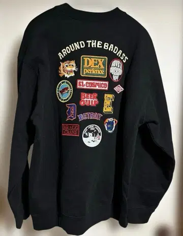 ANTIBAL 자수 와펜 트레이닝복 맨투맨 남성용 여성용