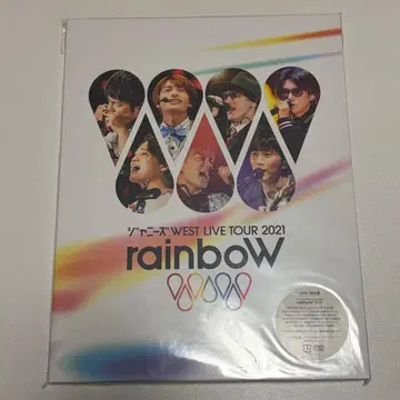 [ 미개봉 초회반 DVD ] 쟈니즈 WEST rainbow