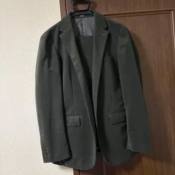 COMME CA ISM 카키 코듀로이 셋업